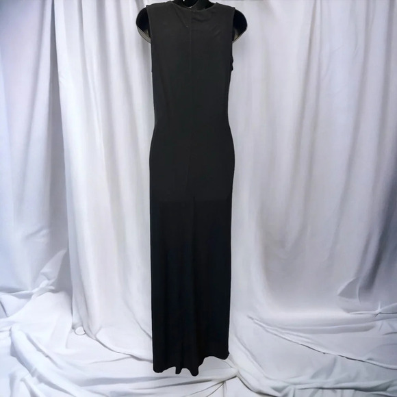 Venus black maxi dress high side slits size small - Picture 7 of 9